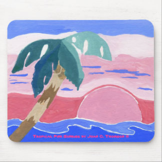 Tropisch Roze Zonsopgang Muismat