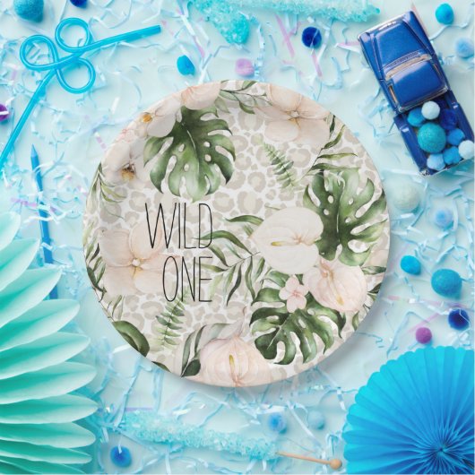 Tropisch Safari Birthday Bord Wild One Borden (Feest)