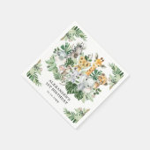 Tropisch Safari Oerwoud Dieren op een dag vrij Servet (Hoek)