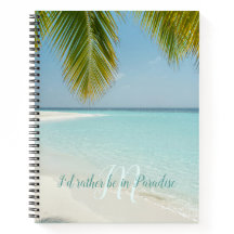 Tropisch Sandy Beach Turquoise Typografie Palm