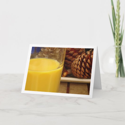 Tropisch sap en dennenappels kaart (Voorkant)