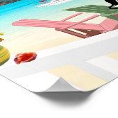 Tropisch Scene-Poster Poster (Hoek)