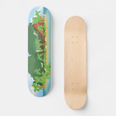 Tropisch Schateiland Skateboard (Voorkant)