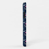 Tropisch schattig grappige flamingo watercolorpatr Case-Mate iPhone case (Achterkant/rechts)
