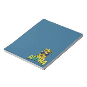 Tropisch Schattige Ananas Aloha Notitieblok