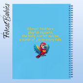 Tropisch Schattige Kleurrijke Safari Macaw Parrot  Notitieboek