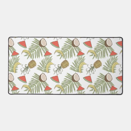 Tropisch schetsenpatroon bureaumat (Voorkant)