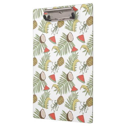 Tropisch schetsenpatroon klembord (Links)