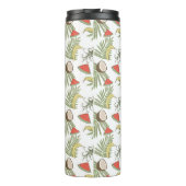 Tropisch schetsenpatroon thermosbeker (Achterkant)