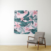 Tropisch schilderij, palm, bananenblad wandkleed (In Situ (horizontaal))