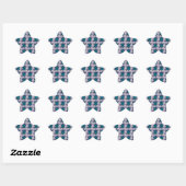 Tropisch Schildpad Bloemmotief Naadloos Zeeschildp Ster Sticker (Vel)