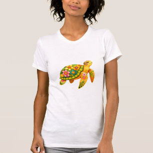 tropisch schildpaddenparadijs t-shirt