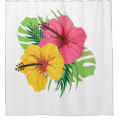 Tropisch schoengordijn douchegordijn (Voorkant)