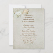 Tropisch seashell Wedding Kaart (Voorkant)