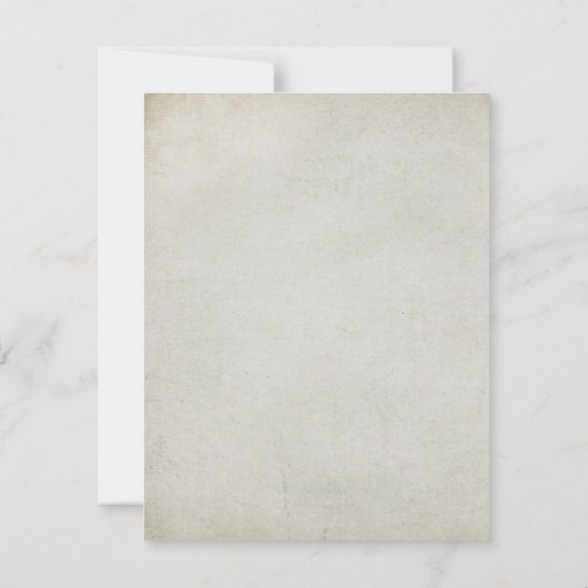 Tropisch seashell Wedding Kaart (Achterkant)