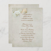Tropisch seashell Wedding Kaart (Voorkant / Achterkant)