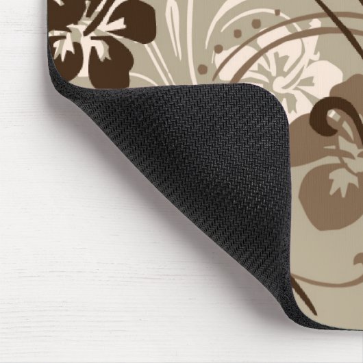 Tropisch Serenade (bruin) Mousepad Muismat (Hoek)