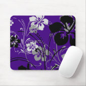 Tropisch Serenade (Paars) Mousepad Muismat (Met muis)