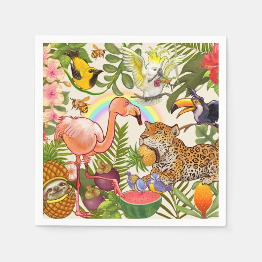 Tropisch Servet (Voorkant)