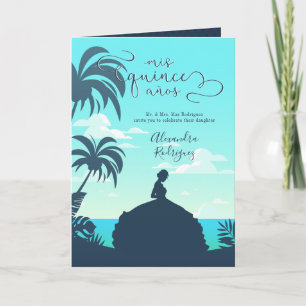 Tropisch Silhouet Quinceanera