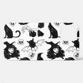 Tropisch Sinaasappel grijs: patroon Case-Mate iPhone Case (Achterkant (horizontaal))