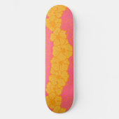 Tropisch skateboard hau hibiscus (Voorkant)