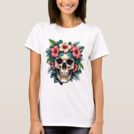 TROPISCH SKELET DAMES T-SHIRT