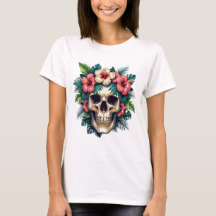TROPISCH SKELET DAMES T-SHIRT