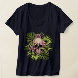 Tropisch Skelet T-Shirt