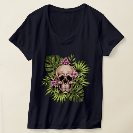 Tropisch Skelet T-Shirt (Laagn)
