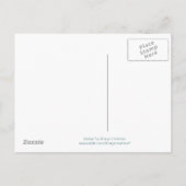 Tropisch Sla de datum op Aankondigingskaart (Achterkant)