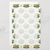 Tropisch sleufpatroon briefpapier (Voorkant / Achterkant)