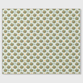 Tropisch sleufpatroon cadeaupapier (Vlak)