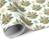 Tropisch sleufpatroon cadeaupapier (Rol Hoek)