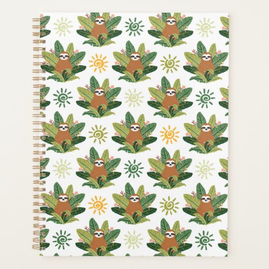 Tropisch sleufpatroon planner (Voorkant)
