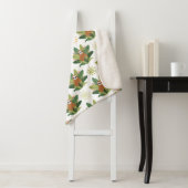 Tropisch sleufpatroon sherpa deken (In situ)