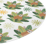 Tropisch sleufpatroon snijplank (Hoek)