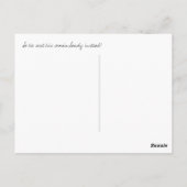 Tropisch Snowman Briefkaart (Achterkant)