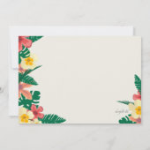 Tropisch sparen de Aankondiging van de Datum (Achterkant)