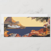 Tropisch sparen de Datum (1) - geen Tekst Save The Date (Voorkant)