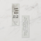 Tropisch sparen de Datum (ingang) Mini Visitekaartje (Voorkant / Achterkant)