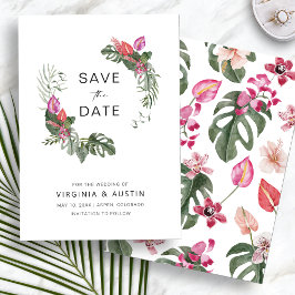 Tropisch sparen de Datum Kaart