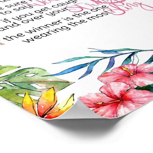 Tropisch spel bij het Ketting Poster (Hoek)