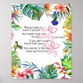 Tropisch spel bij het Ketting Poster (Voorkant)