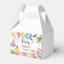 Tropisch spetterbad zwembadfeest verjaardag