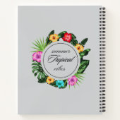 Tropisch spiraalvormig notitieboek (Achterkant)