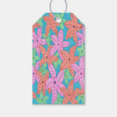 Tropisch Sterrenpatroon Cadeaulabel (Voorkant)