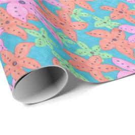 Tropisch Sterrenpatroon Cadeaupapier