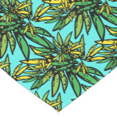 Tropisch, stijlvol Planten patroon Korte Tafelloper (Hoek)