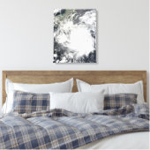 Tropisch Storm Alma Canvas Afdruk (Insitu (Slaapkamer))